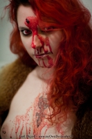Bloody face - Photo Ga&euml;l Digard