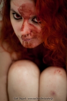 Bloody face - Photo Ga&euml;l Digard